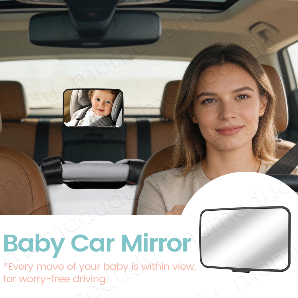 Adjustable Monitor Mount - M-Size Adjustable Wide-Angle Car Seat Mirror,