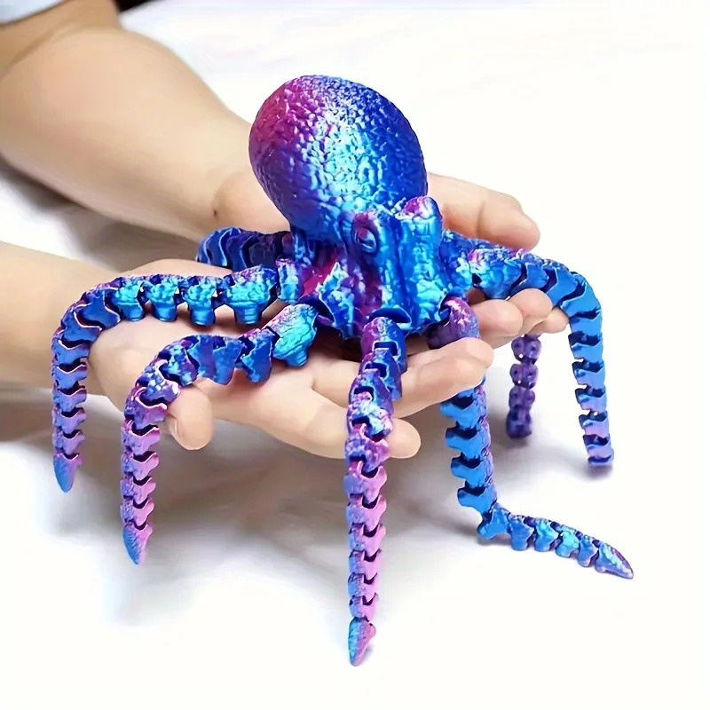 Office Furniture Brand - 3D Printed Octopus Figurine - Flexible