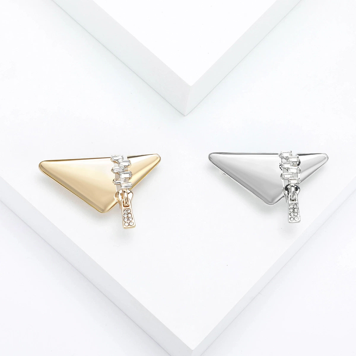 Office Supply Cart - Enamel Handbag Brooches for Women Unisex