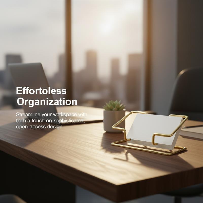 Office Furniture Ideas - Premium Business Card Display Stand –