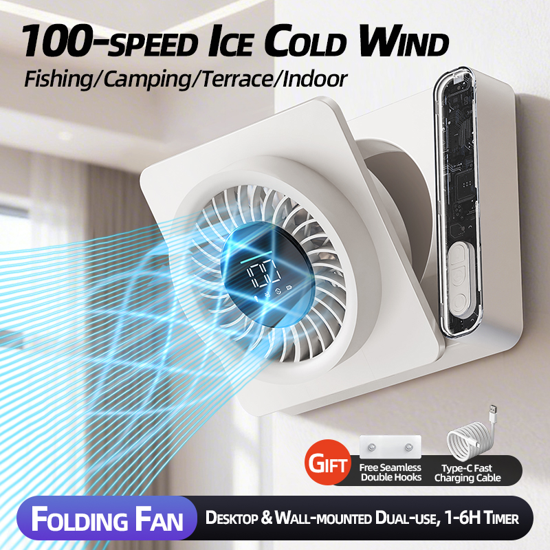 Office Furniture Ideas - Desktop Circulating Fan USB Rechargeable 3