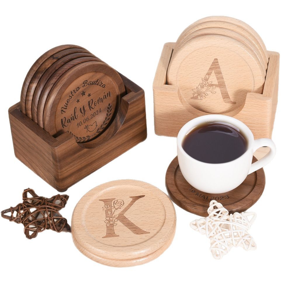 Walnut Dark Coaster Set of 6 P – Office Furniture Ideas Bewertung und Preis
