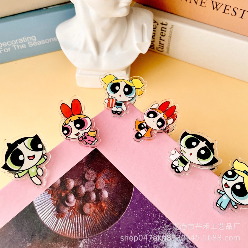 6PCS Kawaii The Powerpuffs Gir – Office Supply Cart Bewertung und Preis