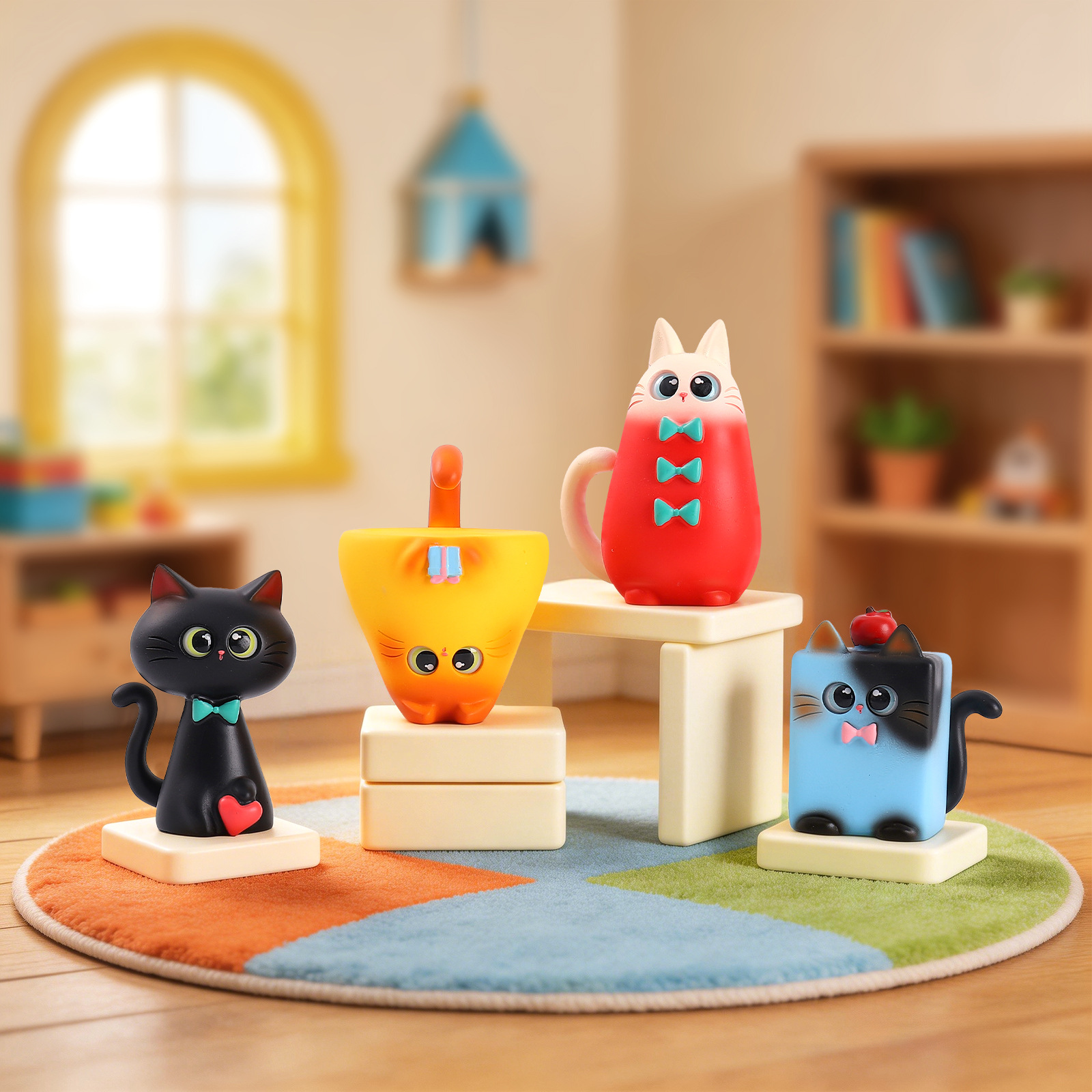 Blind Box Cat Figurine Resin C – Office Furniture Ideas Bewertung und Preis
