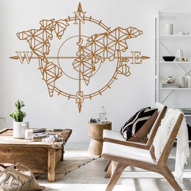 Flower of Life World Map Compa – Office Furniture World Bewertung und Preis