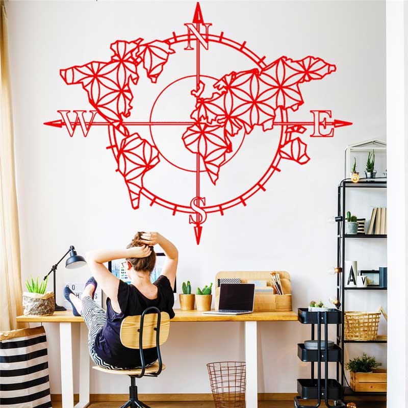Flower of Life World Map Compa – Office Furniture World Bewertung und Preis