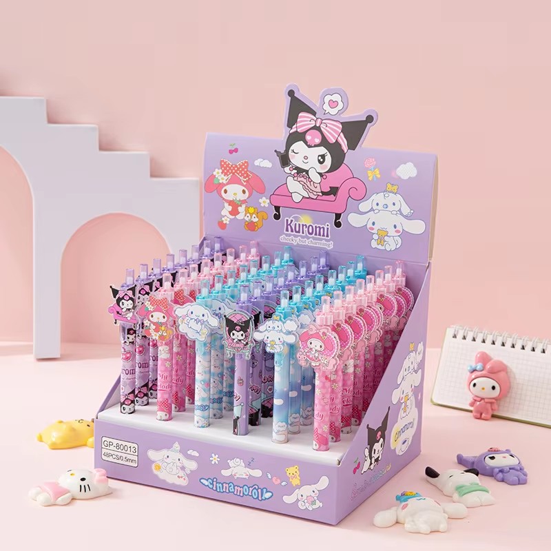 48pcs Gel Pen Kuromi Cinnamoro – Office Supply Cart Bewertung und Preis