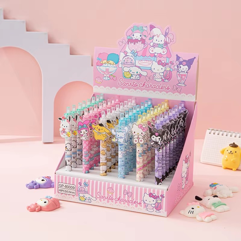 48pcs Gel Pen Kuromi Cinnamoro – Office Supply Cart Bewertung und Preis