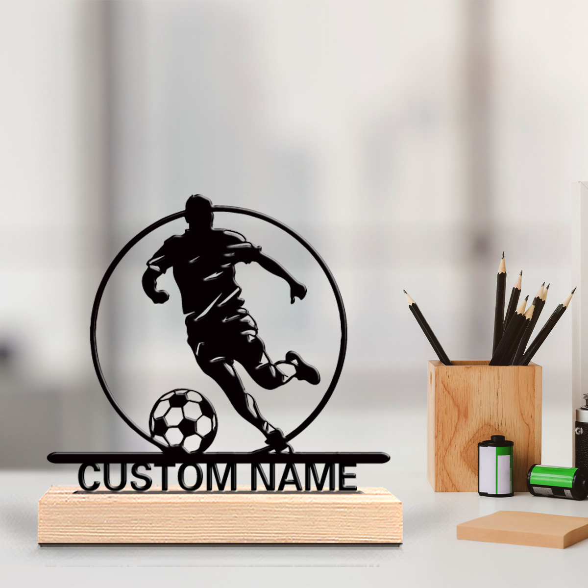 Custom Soccer Player Metal Sta – Office Furniture Ideas Bewertung und Preis