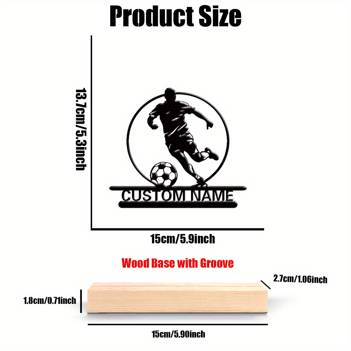 Custom Soccer Player Metal Sta – Office Furniture Ideas Bewertung und Preis
