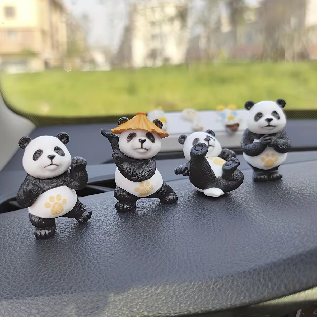 4pcs/set Panda Design Car Orna – Office Furniture Brand Bewertung und Preis