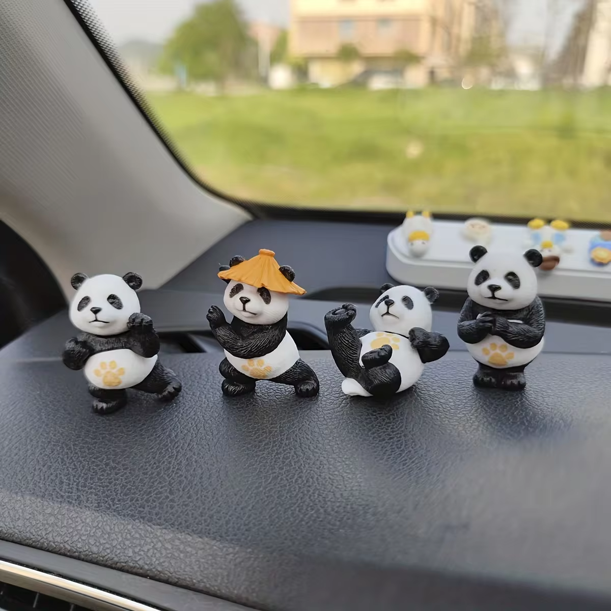 4pcs/set Panda Design Car Orna – Office Furniture Brand Bewertung und Preis
