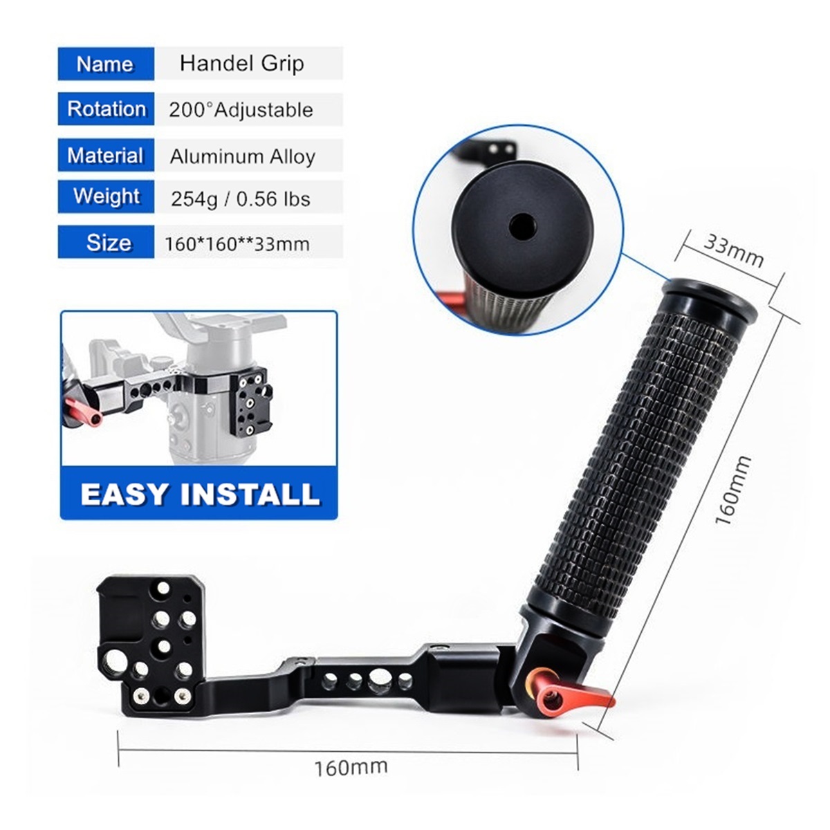 for DJI Ronin S SC RSC2 Gimbal – Adjustable Monitor Mount Bewertung und Preis