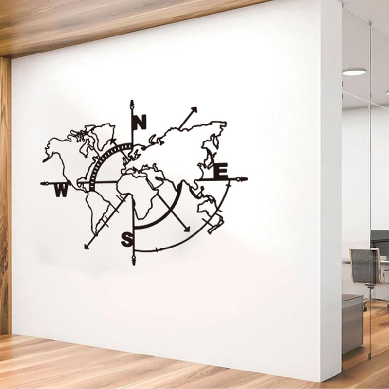 Large World Map Compass Car Wa – Office Furniture World Bewertung und Preis