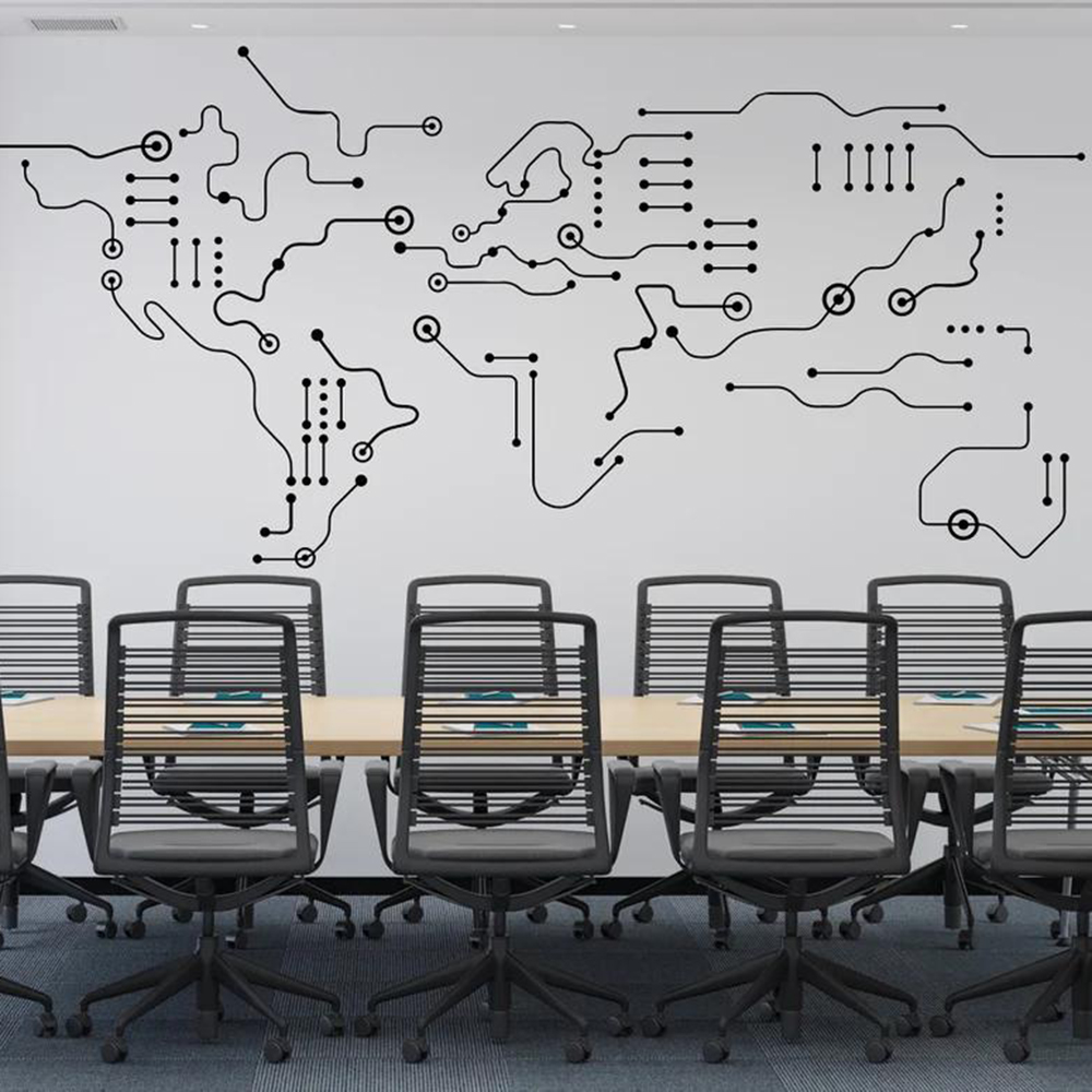 Circuit Board World Map Office – Office Furniture World Bewertung und Preis