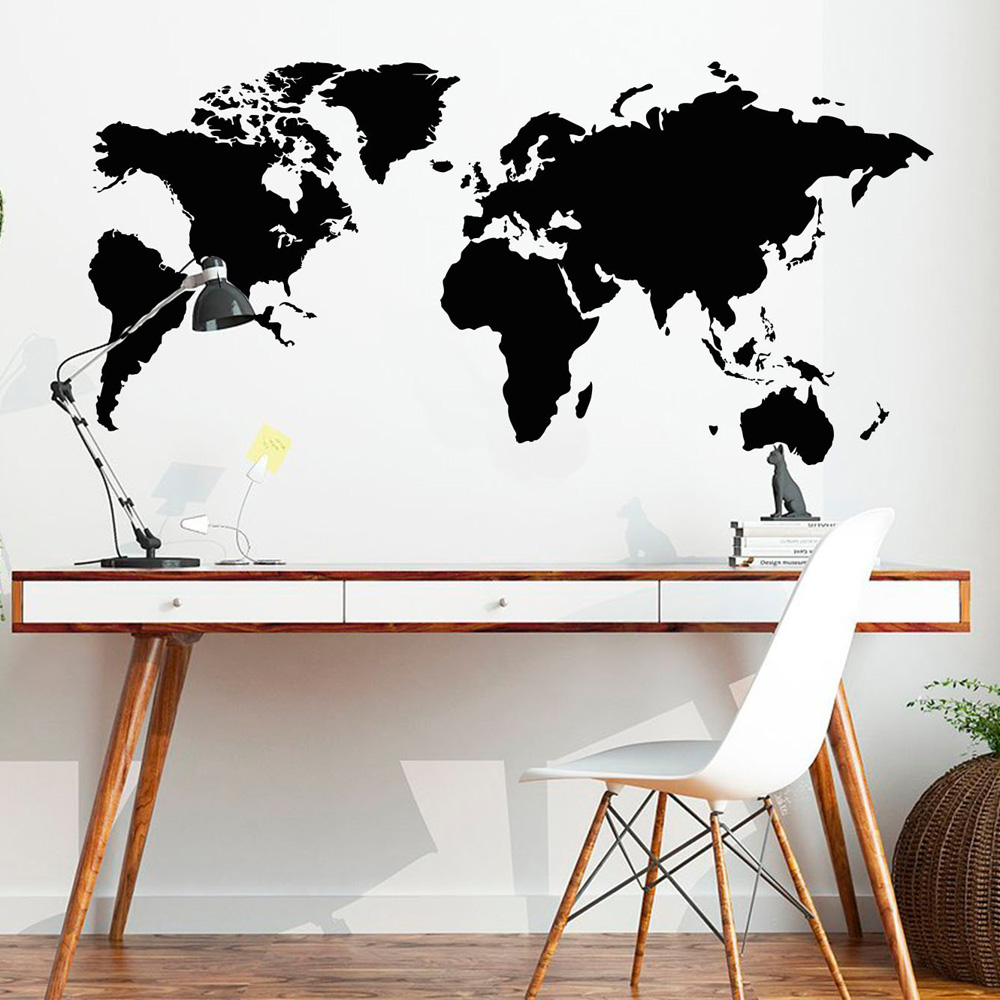 2021 New World Map wall sticke – Office Furniture World Bewertung und Preis