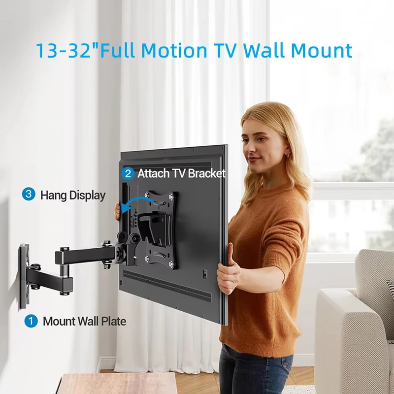 LCD LED Monitor TV Wall Mount  – Adjustable Monitor Mount Bewertung und Preis