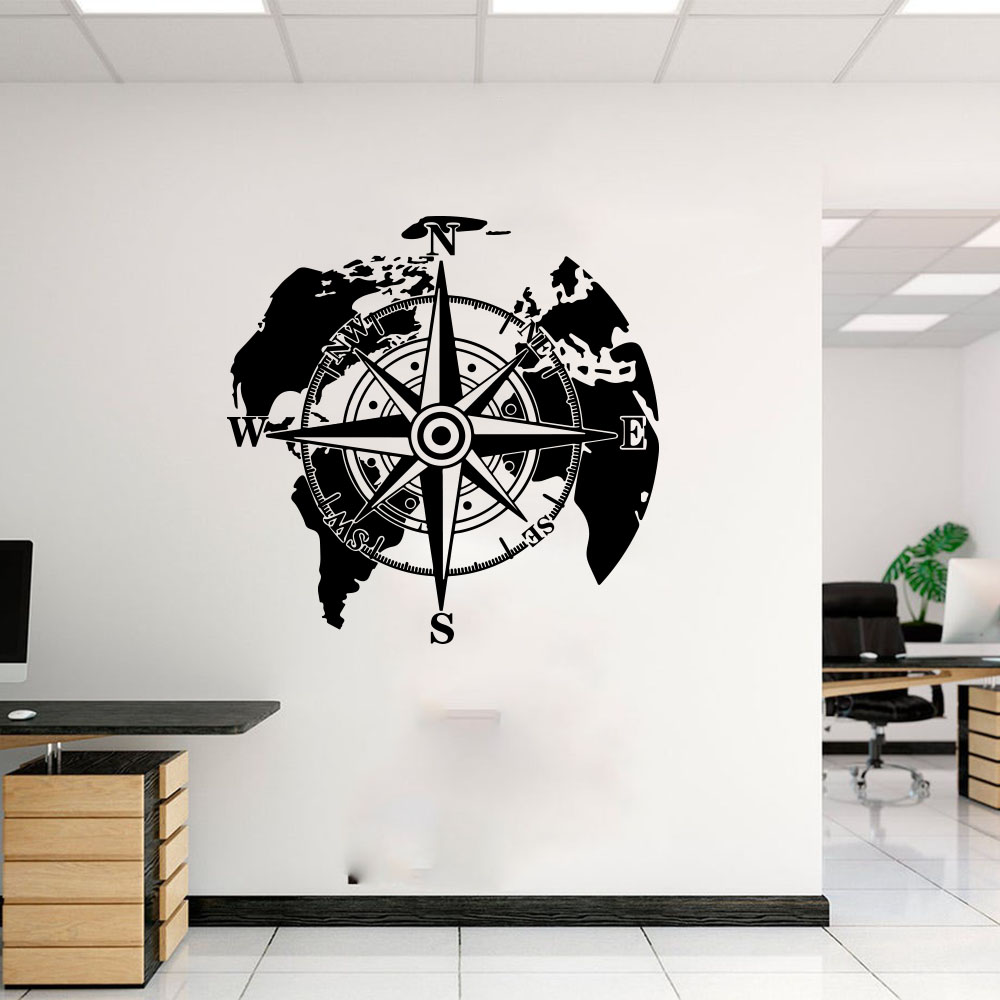 Modern World Map Compass Campe – Office Furniture World Bewertung und Preis
