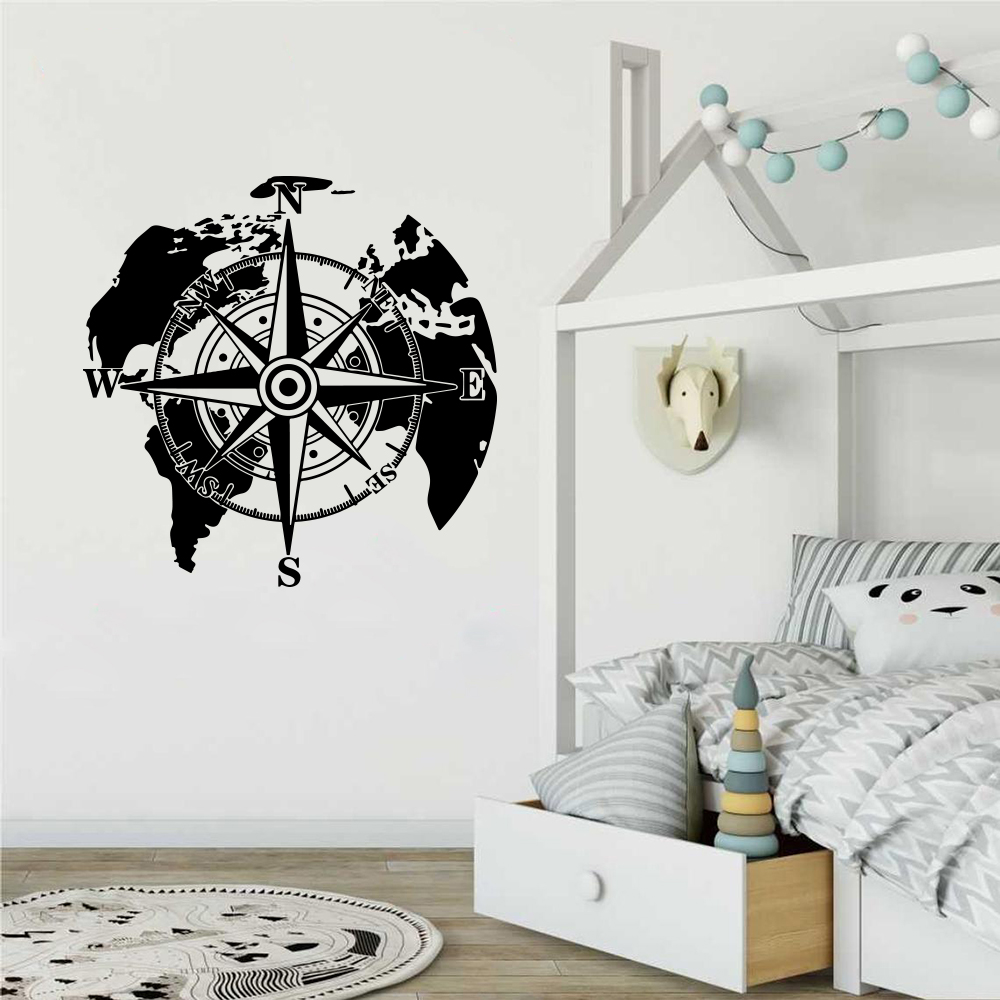 Modern World Map Compass Campe – Office Furniture World Bewertung und Preis